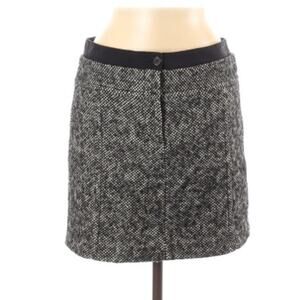 Ann Taylor LOFT Gray Wool Blend Mini Skirt 6P